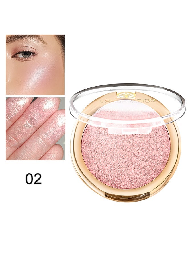 يونج فيجن بودرة مكياج هايلايتر ، مصنوعة من مكونات عالية الجودة ، بلطف على البشرة وتوفر ثباتا طويل الأمد ، مناسبة تحت المكياج مع لمسة نهائية طويلة الأمد 02 - Image 2