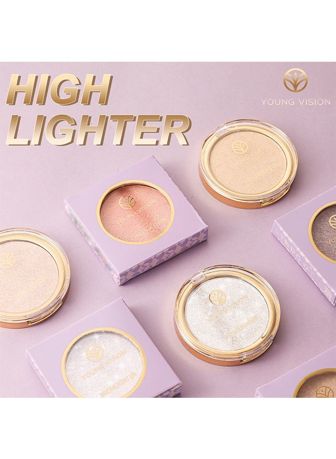 يونج فيجن بودرة مكياج هايلايتر ، مصنوعة من مكونات عالية الجودة ، بلطف على البشرة وتوفر ثباتا طويل الأمد ، مناسبة تحت المكياج مع لمسة نهائية طويلة الأمد 02 - Image 3