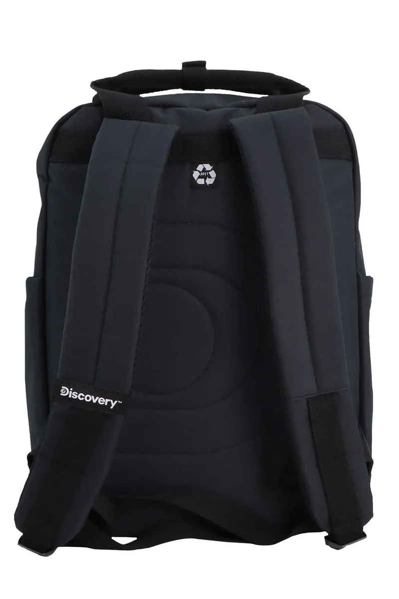 Discovery Discovery Cave Backpack 13L – Lightweight, Eco-Friendly Laptop Backpack, Everyday Bag with Multiple Pockets. Black