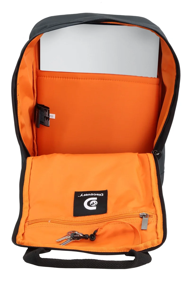 Discovery Discovery Cave Backpack 13L – Lightweight, Eco-Friendly Laptop Backpack, Everyday Bag with Multiple Pockets. Black