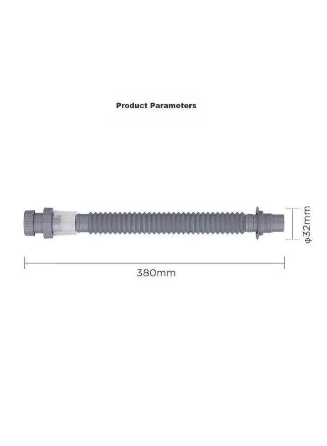 Jomoo Double-deodorizing Extendable Flexible Drain Pipe For Sink And Washbasin, 9b621-010 - Image 1