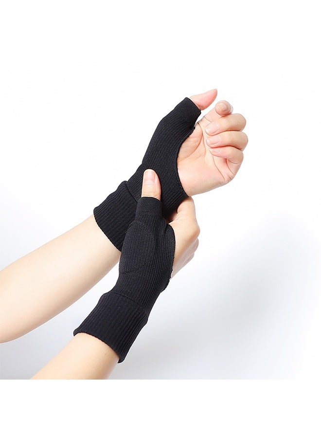 1 Pair Gel Thumb Wrist Support Brace, Nylon Breathable Compression Arthritis Gloves, Wrist Brace Compression Sleeves for Thumb Arthritis Carpal Tunnel Tenosynovitis - Image 3