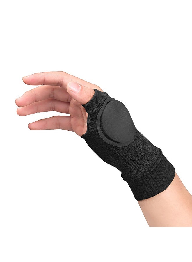 1 Pair Gel Thumb Wrist Support Brace, Nylon Breathable Compression Arthritis Gloves, Wrist Brace Compression Sleeves for Thumb Arthritis Carpal Tunnel Tenosynovitis - Image 2