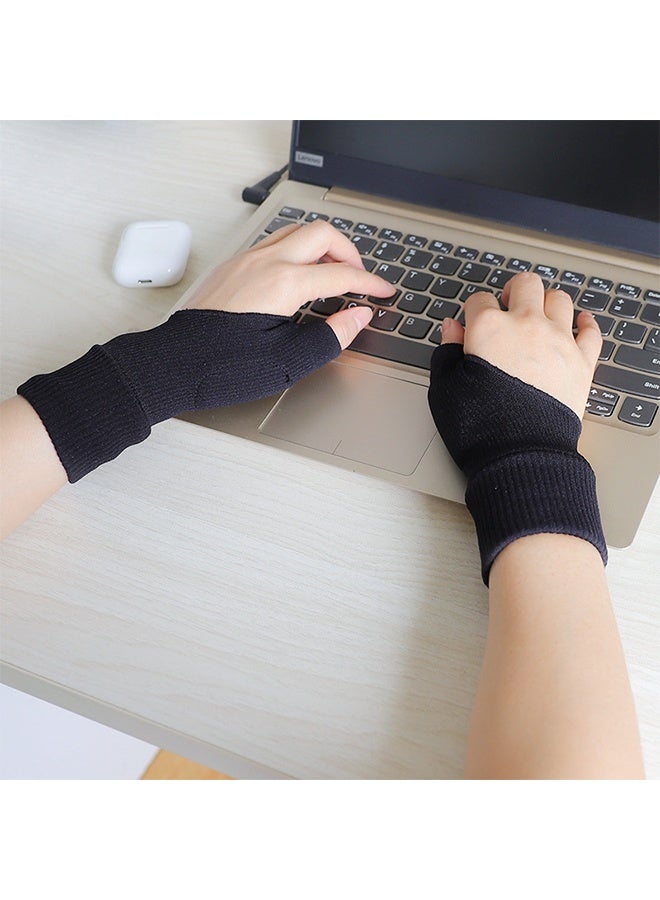 1 Pair Gel Thumb Wrist Support Brace, Nylon Breathable Compression Arthritis Gloves, Wrist Brace Compression Sleeves for Thumb Arthritis Carpal Tunnel Tenosynovitis - Image 5