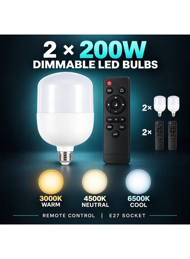 غرانفين طقم إضاءة تصوير مزدوج سوفت بوكس 70 في 70 سم مع مصباحي LED قابلين للتعتيم بقدرة 200 واط وحاملين حتى 200 سم وجهازي تحكم وحقيبة حمل - Image 2