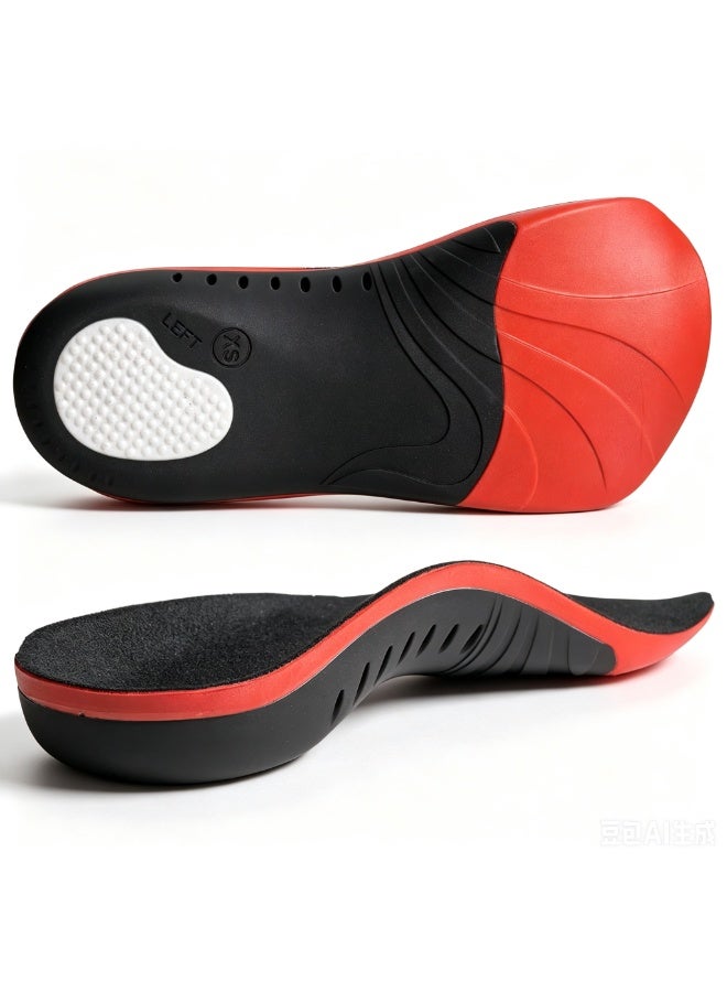 ORIGFIT Comfort 3/4 Arch Supports Shoe Insoles for Flat Feet - Heavy Duty Insert with Cushion for Heel Pain, Overpronation, Working, Walking and All Day Standing - Image 1