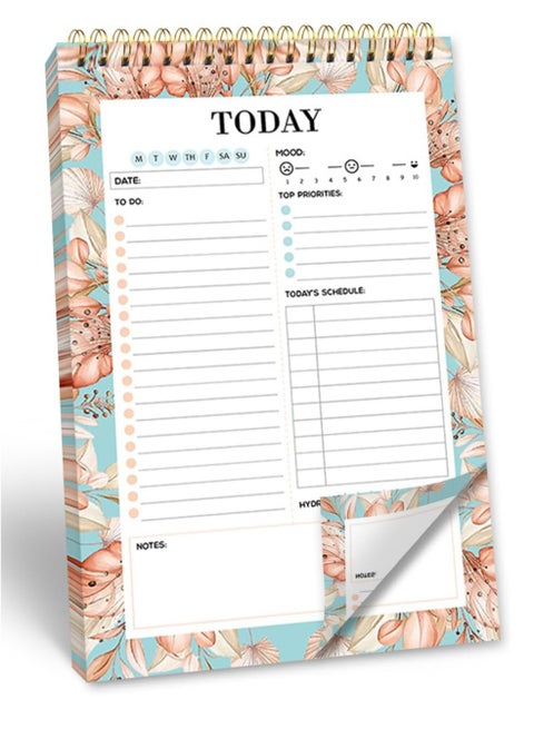 Daily Planner Pad with Schedule - 52 Sheets Daily to do list notepad, To Do Daily Notepad Planner, Daily Note Pad, 14.5x21.2cm