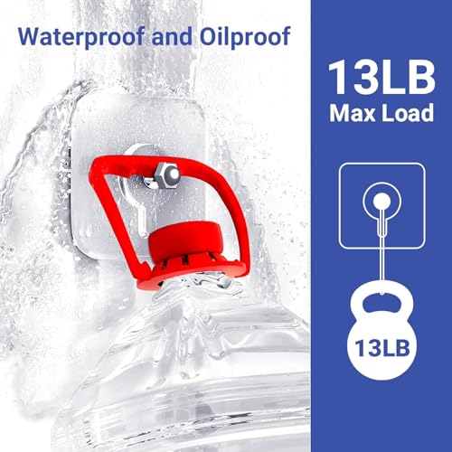 Adhegrip 50 Pack Adhesive Heavy Duty, Nail Hook for Hanging Coat, Hat,Towel Robe Hook Rack Wall Mount- Bathroom and Bedroom for Wall Without Drilling - Image 3