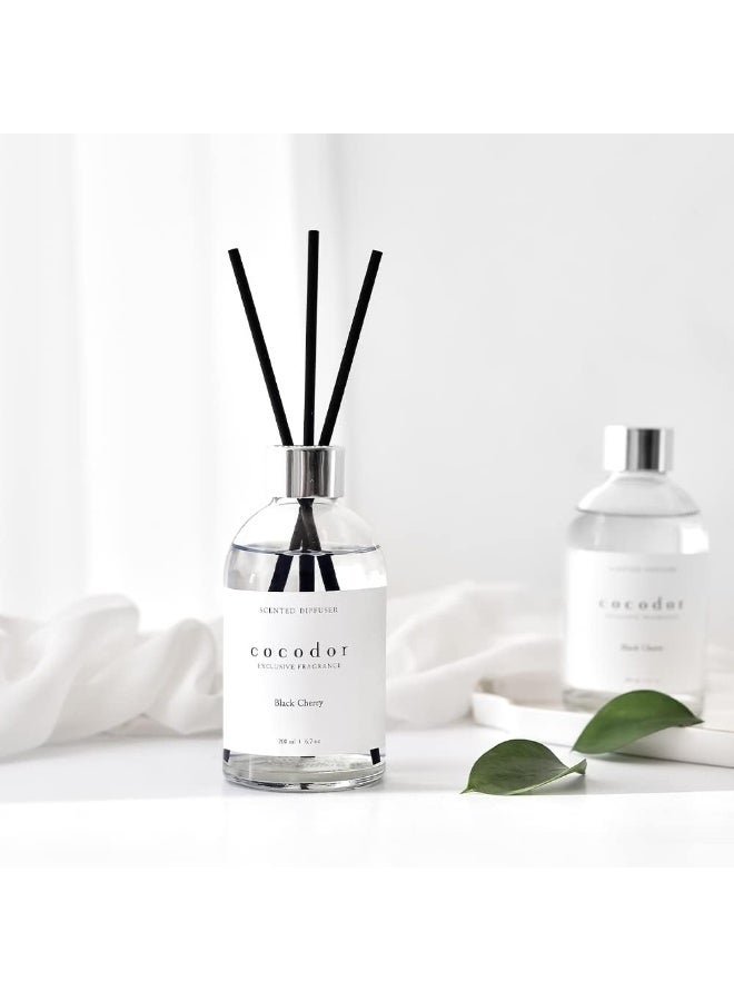 كوكودور موزّع روائح بالأعواد من كوكودور وايت ليبل / ياسمين أبيض / 6.7 أونصة (200 مل) / ديكور للمنزل والمكتب، معطر وهدايا، علاج عطري، هدية ليوم الأم - Image 4