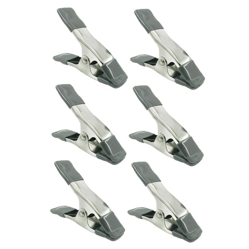 Heavy Duty Spring Clamps 6 Pack for Photography Crafts and Carpentry Strong Sturdy - Image 2