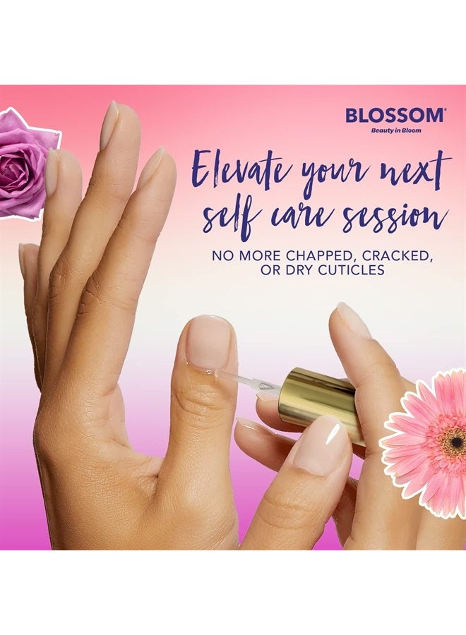 Blossom Hydrating, Moisturizing, Strengthening, Scented Cuticle Oil, Infused with Real Flowers, Made in USA, 0.92 fl. oz, Strawberry - Image 4