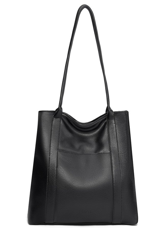 SENDEFN Large Work Tote Bag for Women Shoulder Bag Large Top Handle Handbag with Two Main Compartments Ladies Travel Purse Hobo Bag with Zipper Pocket - Image 1