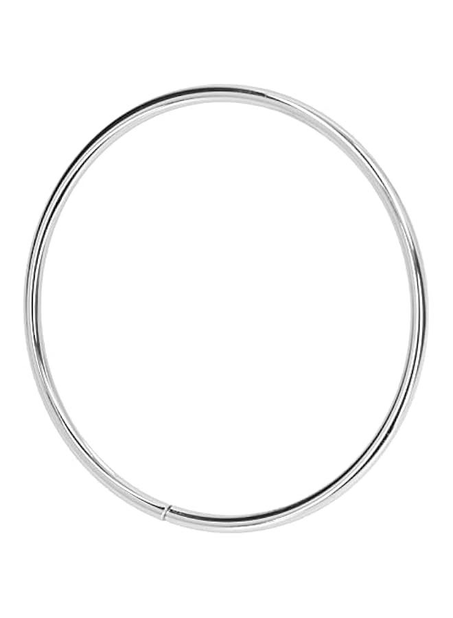 Purse Handle, 2 Round Metal Handles Handbag Ring Buckle Bag Handle Hardware Wire for Luggage Hardware Accessories(White)  - Image 5