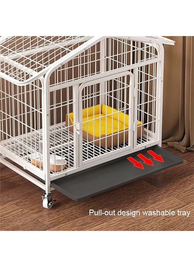 KLNAMAEAAN Movable and Durable Pet Cage with Wheels  - Image 4