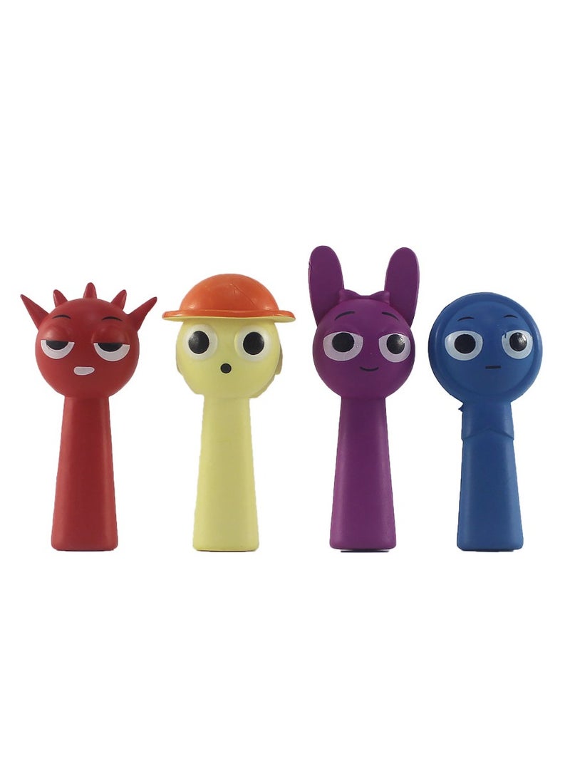 Generic - 7cm Rhythm Box Characters Blind Box Surprise Set, 12 Random Styles in Box, 24 Packs to Pull - Image 1