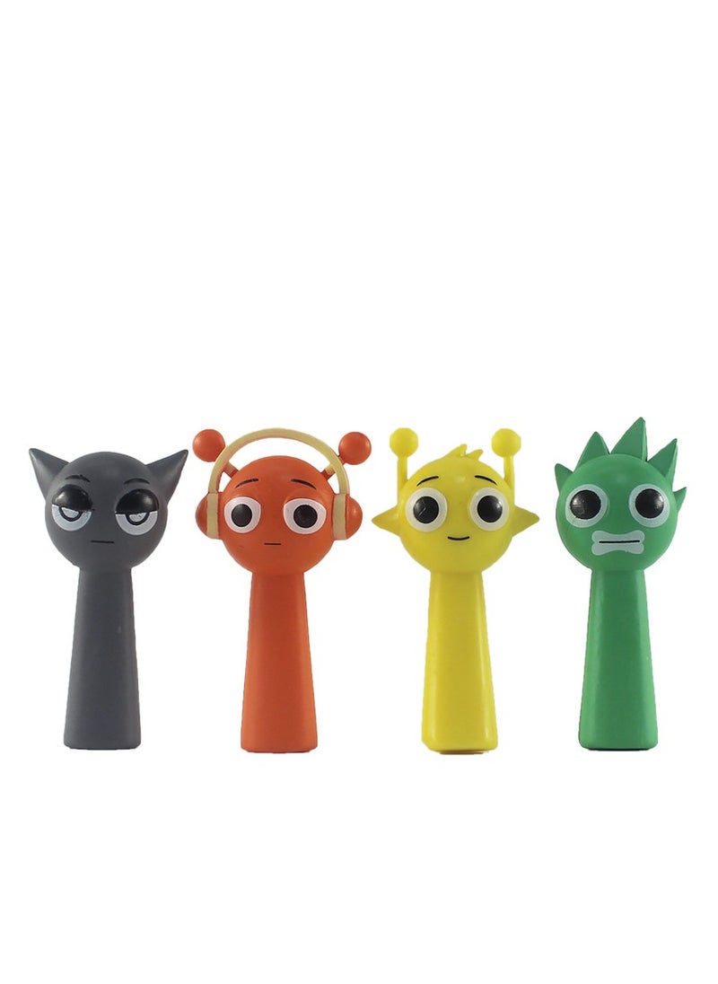 Generic - 7cm Rhythm Box Characters Blind Box Surprise Set, 12 Random Styles in Box, 24 Packs to Pull - Image 1