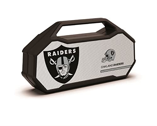 SOAR NFL Oakland Raiders XL Wireless Bluetooth Speaker, Team Color - Image 1