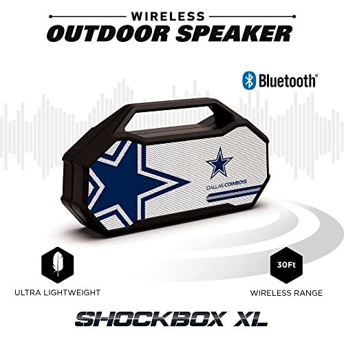 SOAR NFL Oakland Raiders XL Wireless Bluetooth Speaker, Team Color - Image 4