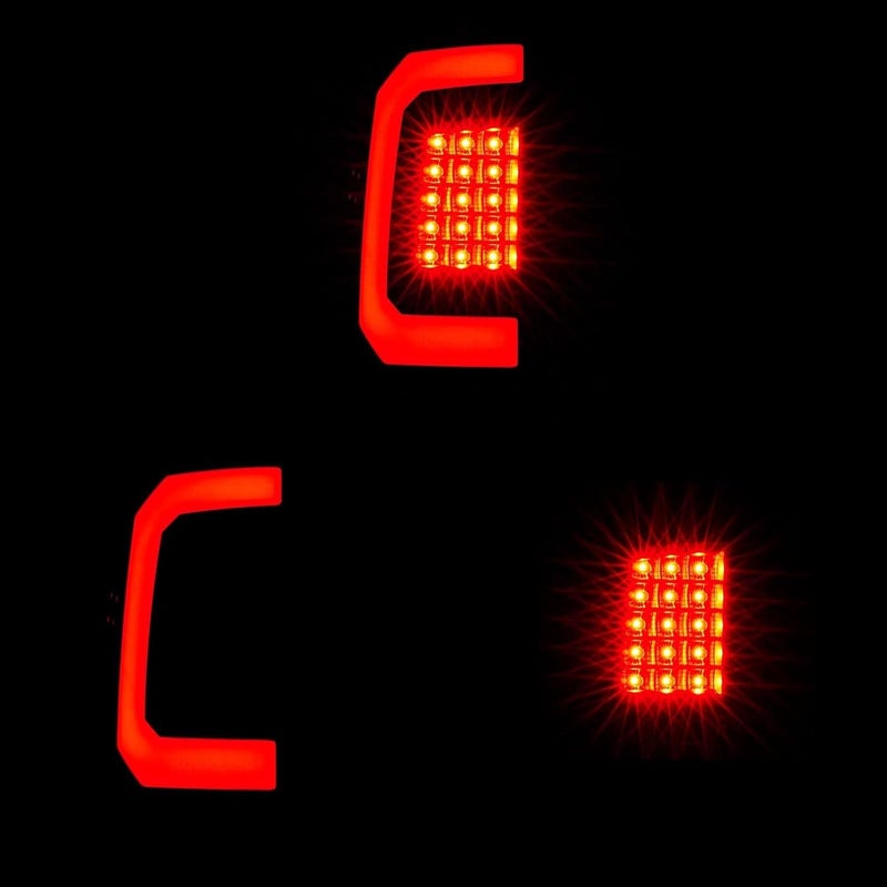 corkiauto LED Tail Lights Assemble Compatible with1997-2003 Ford F150,1999-2007 Ford F250 F350 Superduty Driver and Passenger Side, Smoke Lens - Image 4