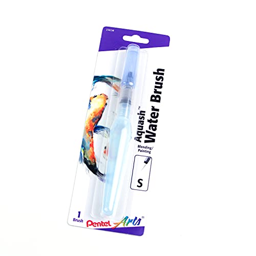 Pentel Arts Aquash Water Brush, Small Brush, Fine Point Tip, 1 Pack (FRHFBP) - Image 3