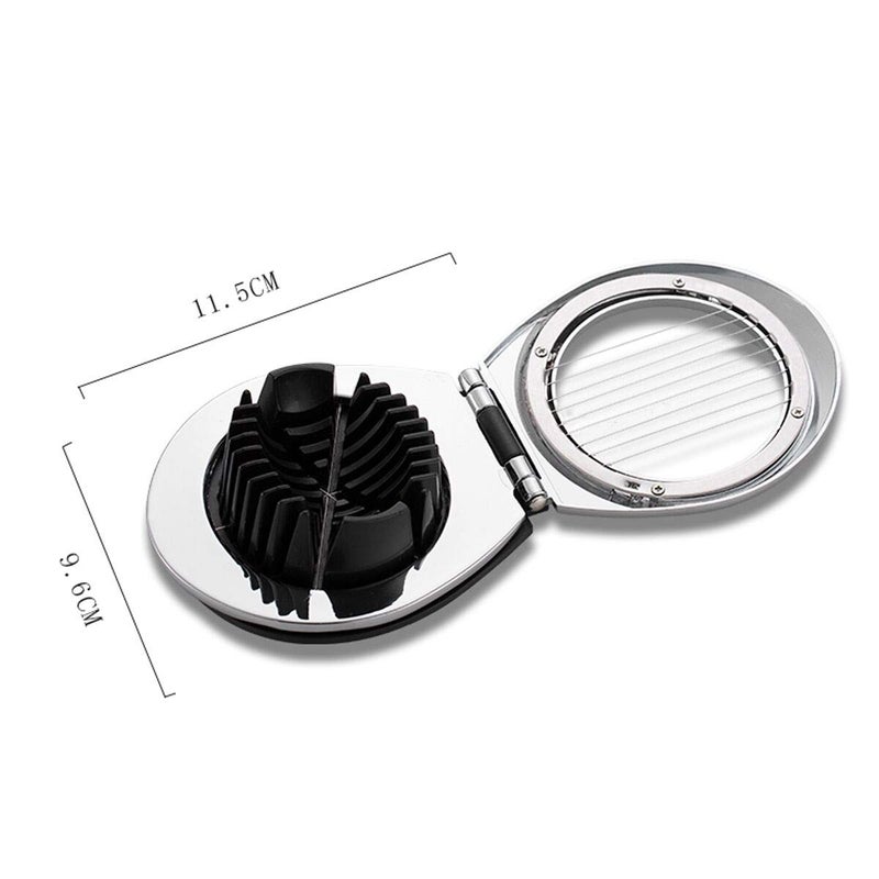 SWETON Egg Slicer  Egg Cutter For Boiled Eggs -Stainless Steel Wire With 3 Slicing Styles - Image 2