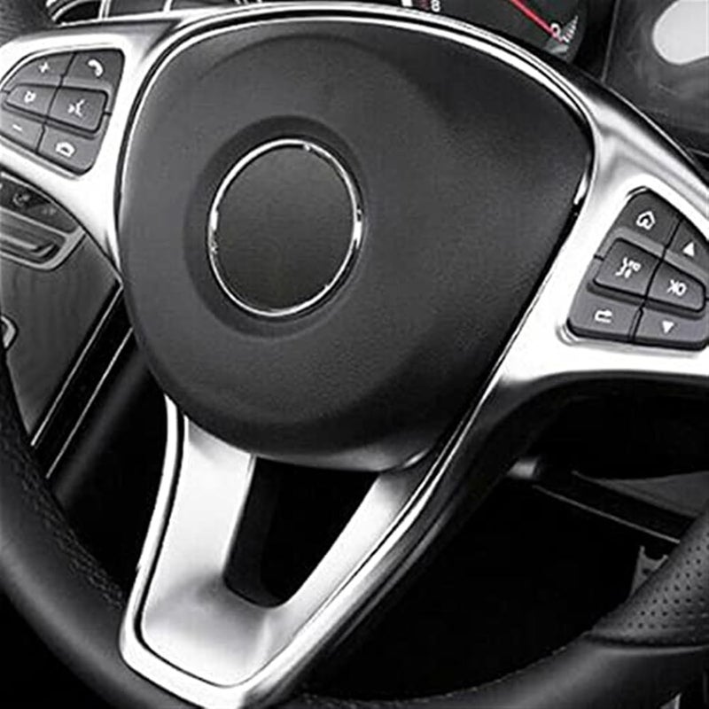 DEMULAX Steering Wheel Button Frame Trim for Mercedes-Benz - Image 2