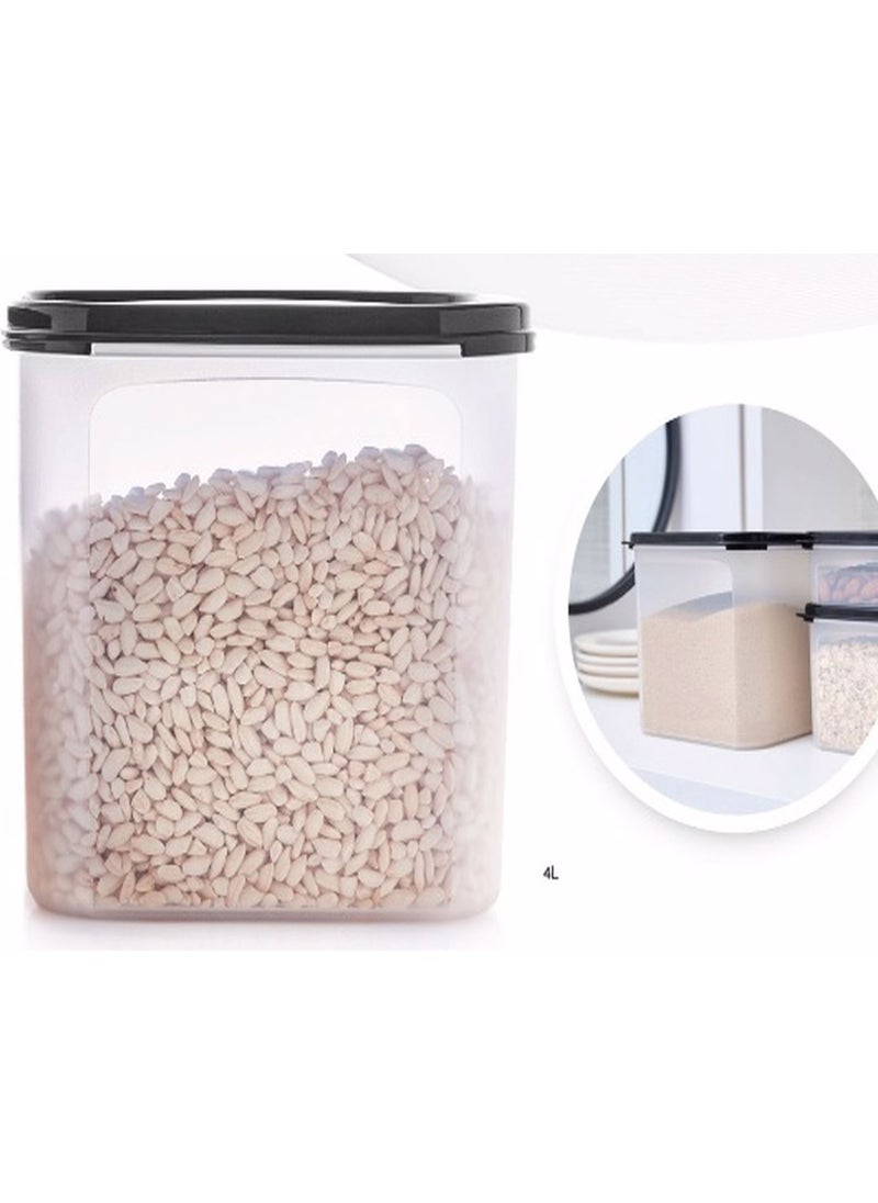 Tupperware Modular 4l Storage Set Black Cover Esc 