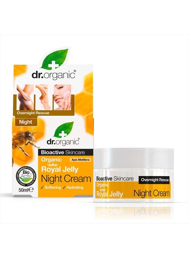 dr.organic Organic Doctor Royal Jelly Night Cream, 50 ml. Cream - Image 1