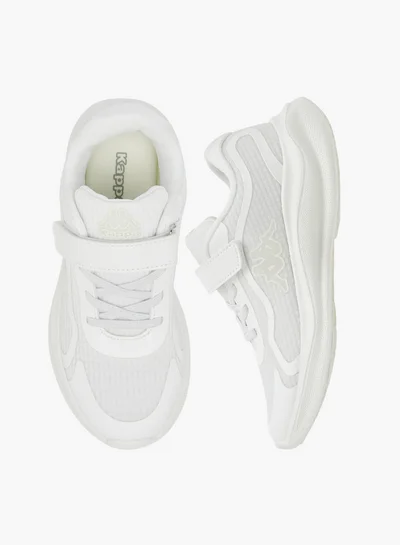 Kappa Girls' Logo Print Sports Shoes with Hook and Loop Closure