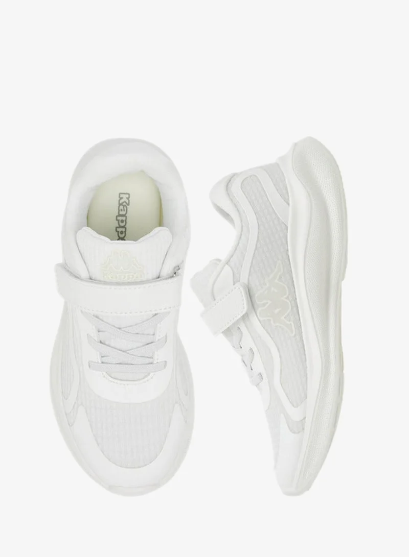 Kappa Girls' Logo Print Sports Shoes with Hook and Loop Closure