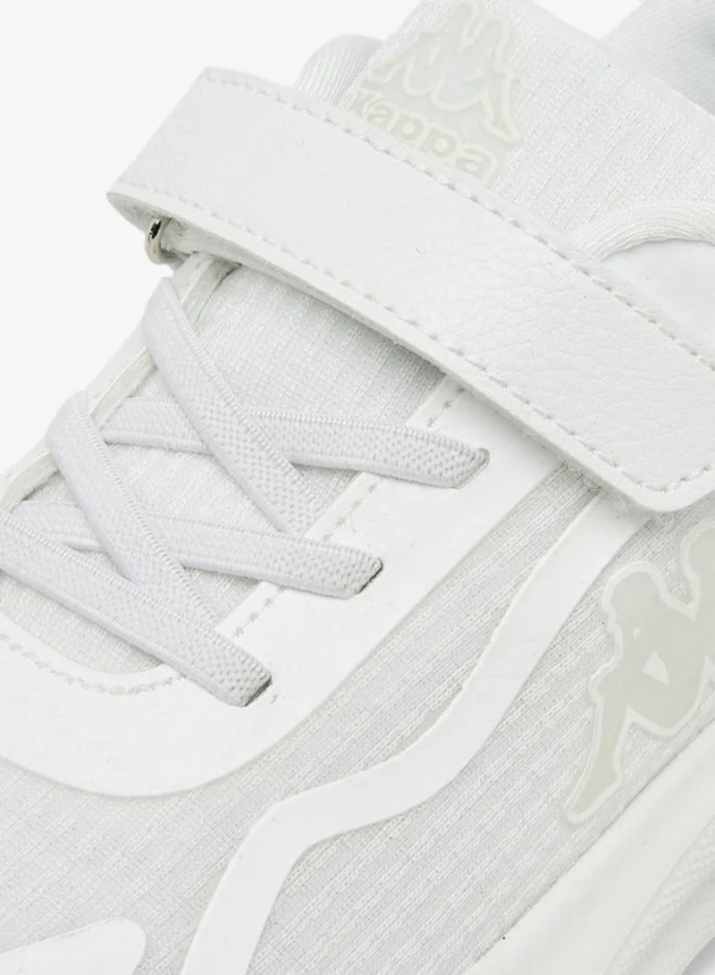 Kappa Girls' Logo Print Sports Shoes with Hook and Loop Closure