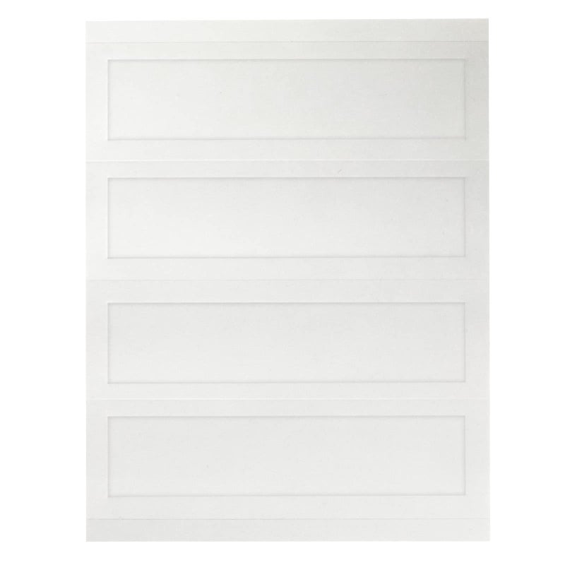 Sustainable Greetings Table Tents - 2.5 x 8 In, White, 120 Pack, 180 GSM Cardstock - Printable Seating Place Cards & Name Tents for Wedding & Event Tables - Easy Fold Tented Placecards - Image 4