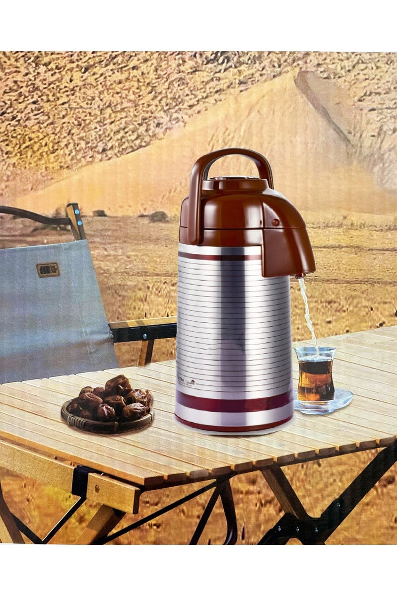 إكسترا هوم حافظة شاي وقهوة استيل بعزل حراري للحفاظ على النكهة والحرارة لساعات - Image 2