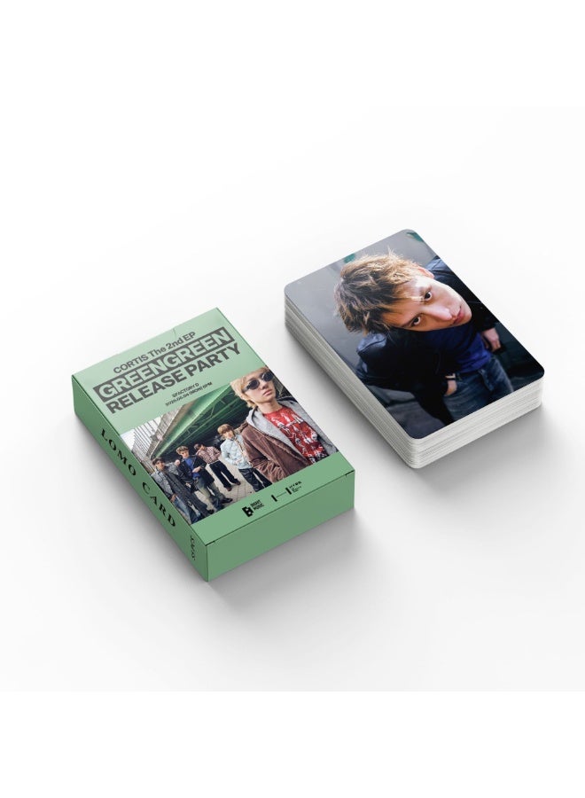 EHOME 55PCS CORTIS GREENGREEN Holographic Lomo Cards Set Album Photocards Collection Fan Gift - Image 4