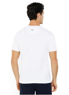 NAUTICA Essential Regular Fit Premium Cotton Logo Crew Neck T-shirt  - Image 3