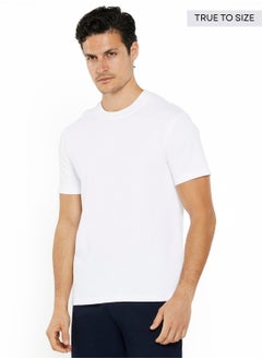NAUTICA Essential Regular Fit Premium Cotton Logo Crew Neck T-shirt  - Image 2
