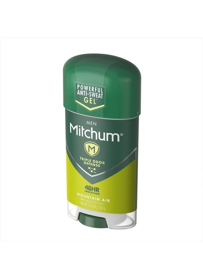 Mitchum - Antiperspirant Deodorant Stick for Men, Triple Odor Defense Gel, 48 Hr Protection, Dermatologist Tested, Mountain Air, 2.25 oz - Image 1