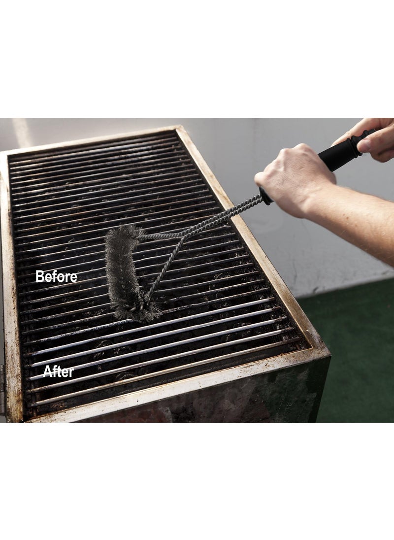 Estilo Estilo Long Grill Brush with Stainless Steel Bristles 18  - Image 2