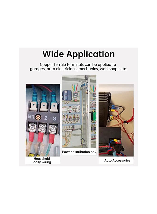 The Bros 2120pcs Insulated Cord Pin End Terminal Kit Set Copper Wire Crimp Connector Ferrule 22-5 AWG with Plastic Storage Box - Image 5