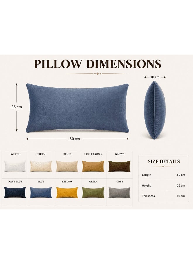 Space Embrace Velvet Decorative Throw Pillow 50x 50cm, Set of 2, Machine Washable - Image 2