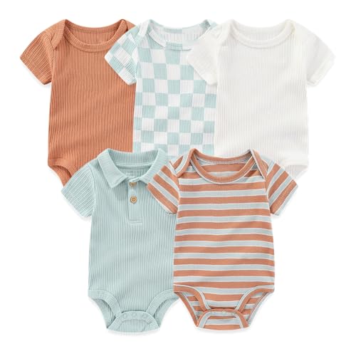 Kiddiezoom Newborn Baby Layette Set 10Piece with Bodysuits and Pants Set for Unisex Baby Gift Sets - Image 3