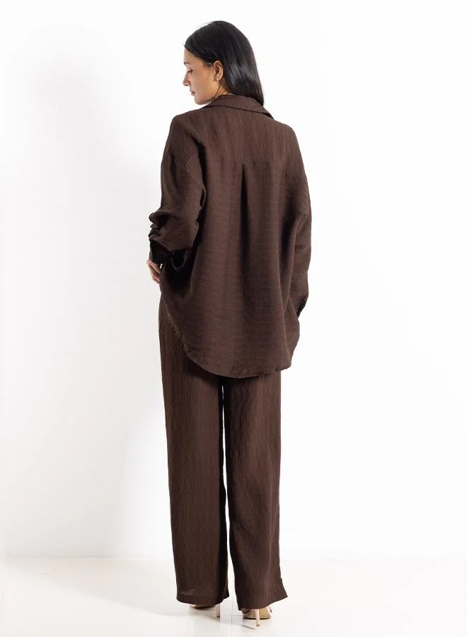 شايبس TEXTURED COMFORT SHIRT SET