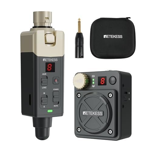 Retekess TA101 Wireless in Ear Monitor System,IEM System,Stereo/Mono,Low Latency, 8 Channels, in Ear Monitors for Singers,Small Stages,Band Rehearsals - Image 1
