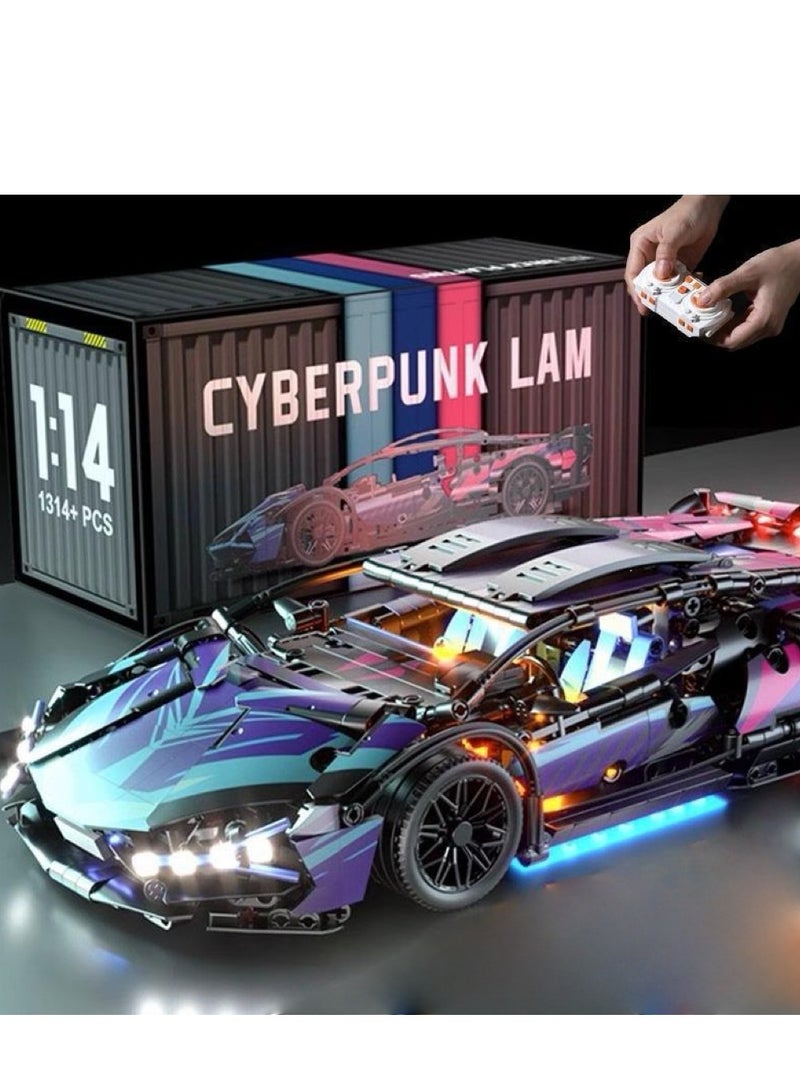 شيانغ مي 1/14 متوافق مع ليغو لامبورغيني بورش سيارة سوبر كار نموذج سيارة رياضية اللبنات الأطفال الصبي لعبة هدية سيارات لعبة (اللون عشوائي) - Image 1