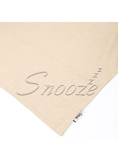 snooze Snooze Jakared microfiber set of 2 pillowcases 50*70 cm - Beige (flowery design)  - Image 2