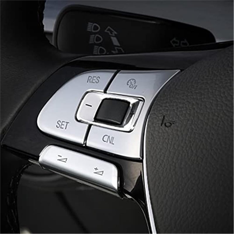 Vuzmode 6PCS Car Steering Wheel Button Sticker Set - Image 2