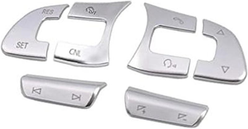 Vuzmode 6PCS Car Steering Wheel Button Sticker Set - Image 1