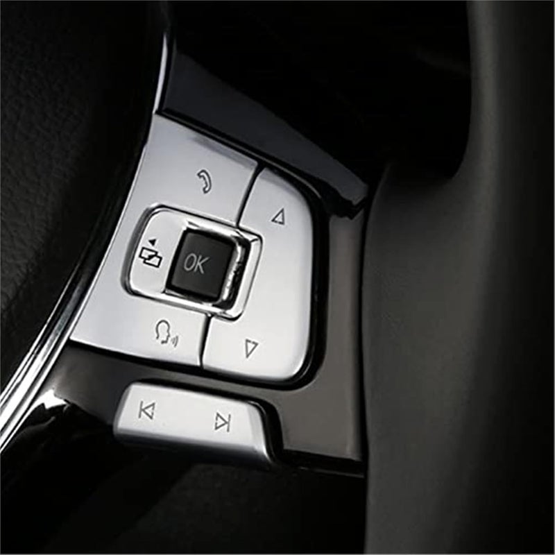 Vuzmode 6PCS Car Steering Wheel Button Sticker Set - Image 4