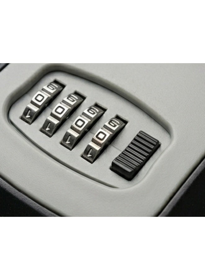 Durable Wall-Mounted Key Safe with 4-Digit Combination Lock – Weather-Resistant Security Lock Box for Storing House Keys, ID Cards, Access Badges, and Car Keys. - Image 3