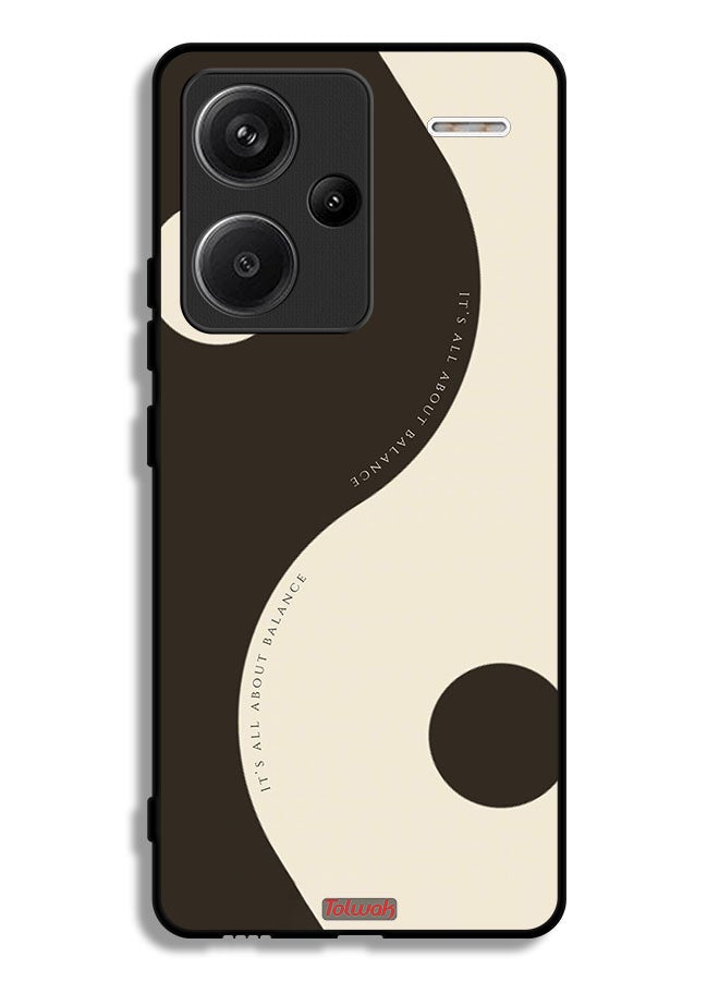 Tolwak Xiaomi Redmi Note 13 Pro Plus Protective Case Cover It All About Balance - Image 1